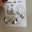 set orecchino liscio madame